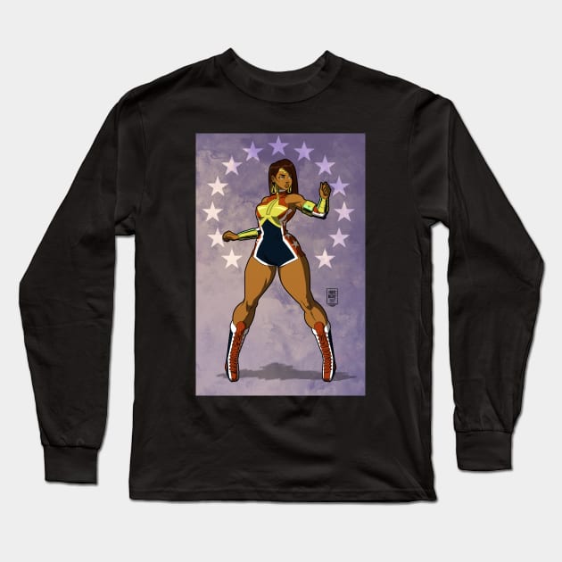 Wondeisha Long Sleeve T-Shirt by drdre74